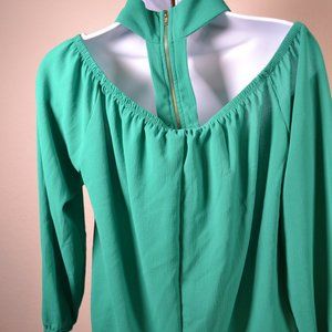 Green Choker Top